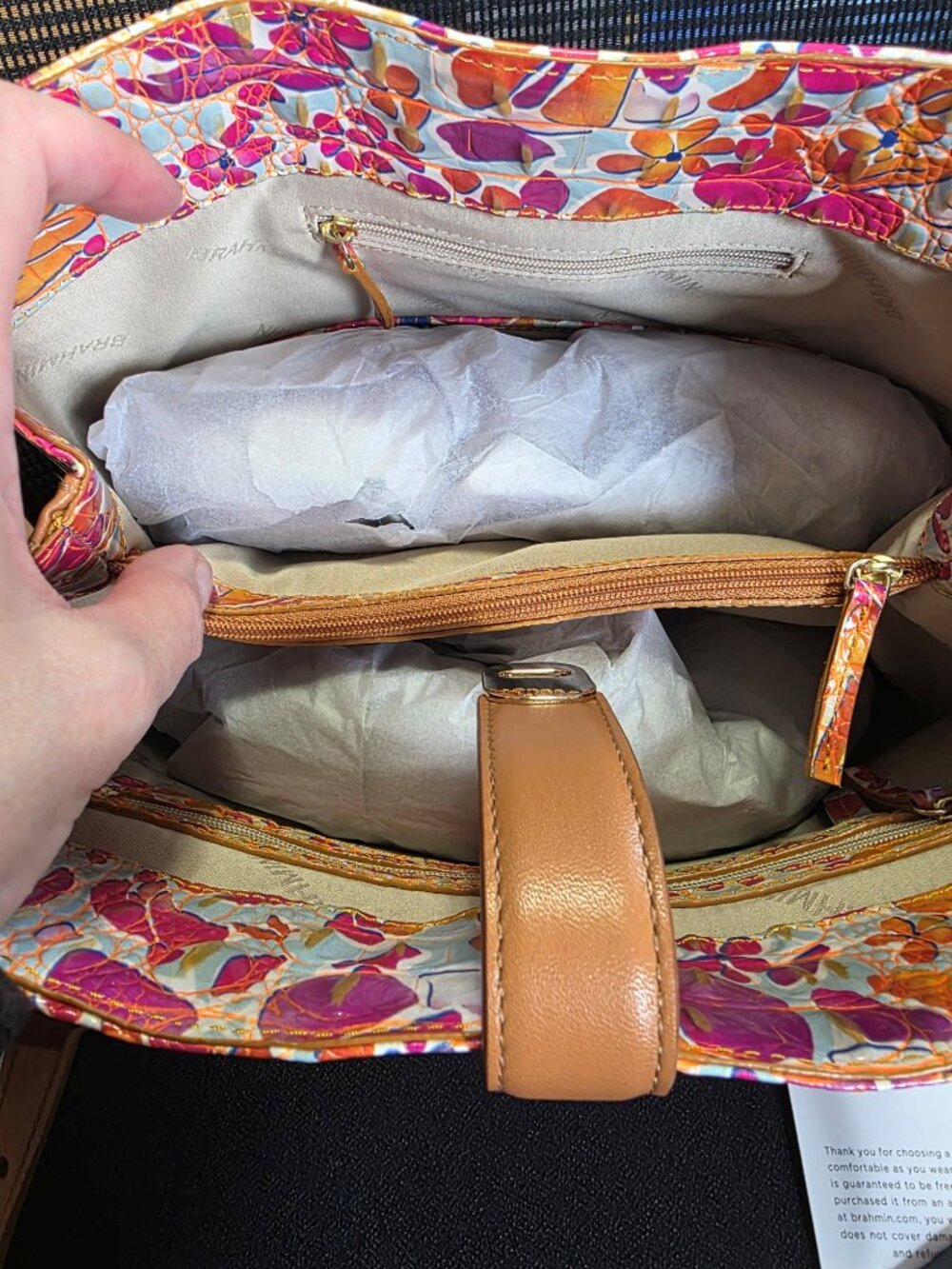 Brahmin Fiora - Neon Floral - Picture 6 of 8